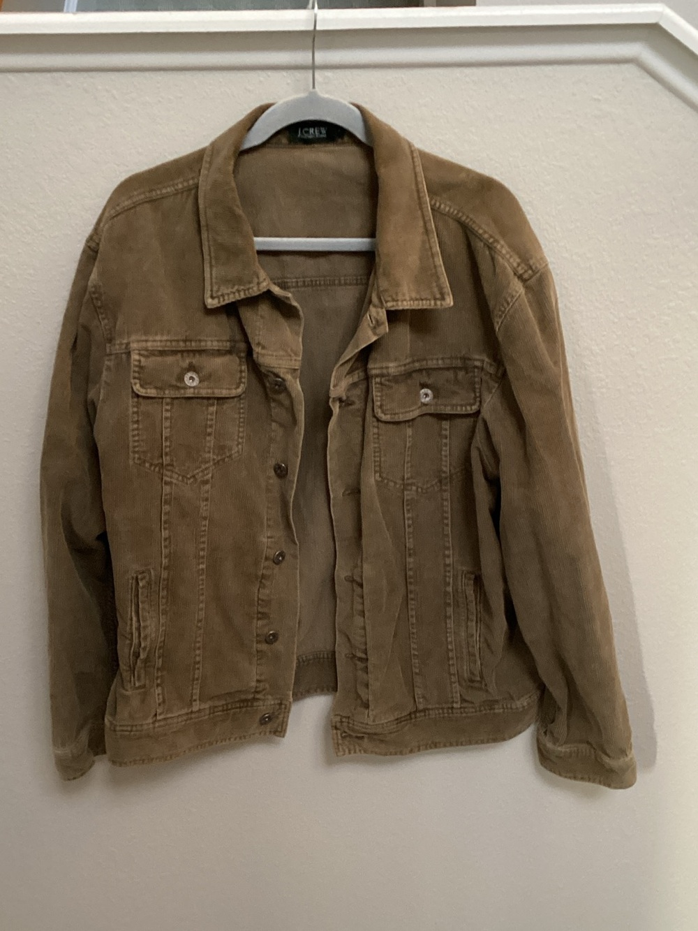 J. Crew Tan Corduroy Trucker Jacket